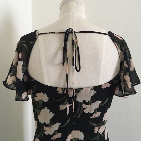 Softly flowing floral midi ‘Geene Dress’ - Picture 3 of 3